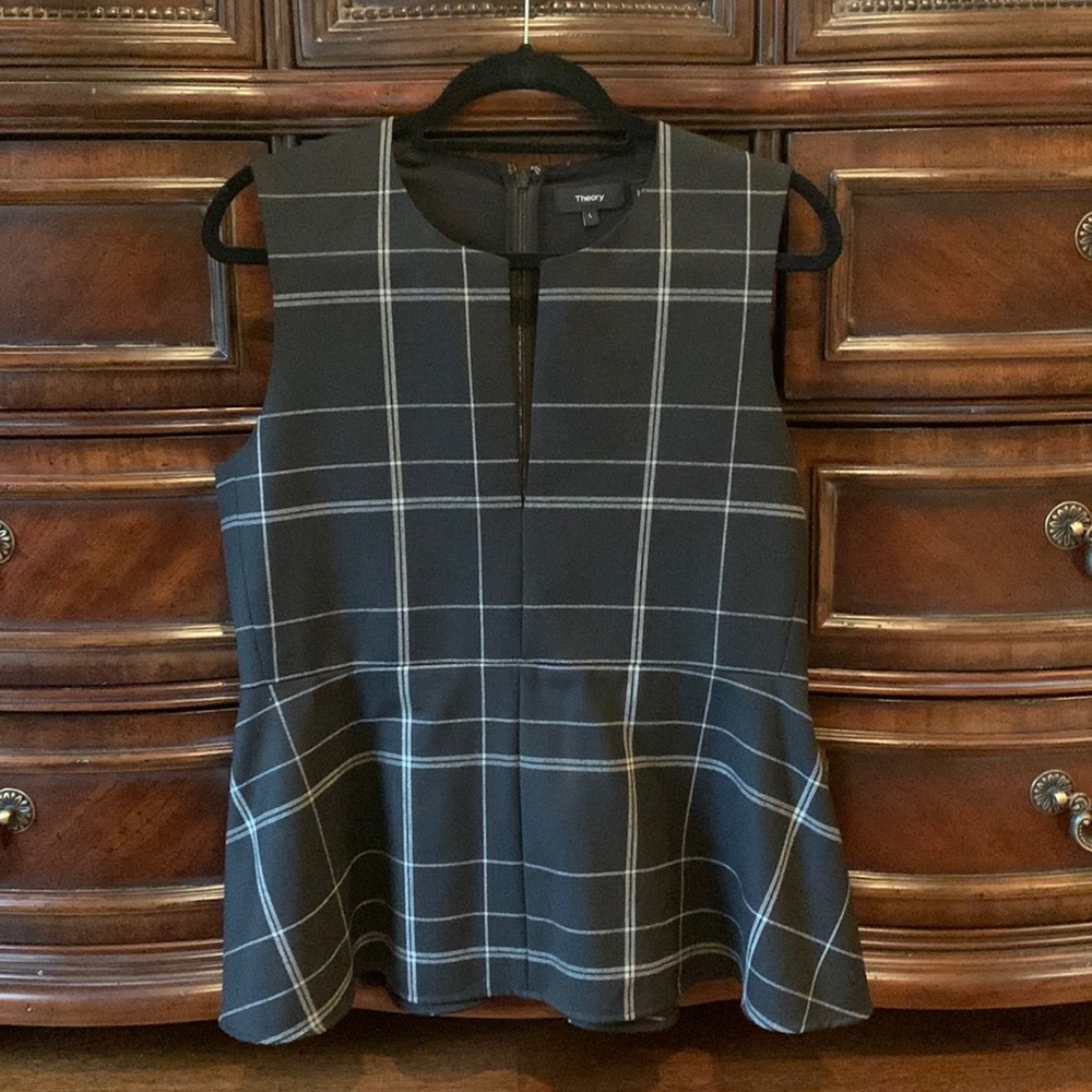 Theory peplum top